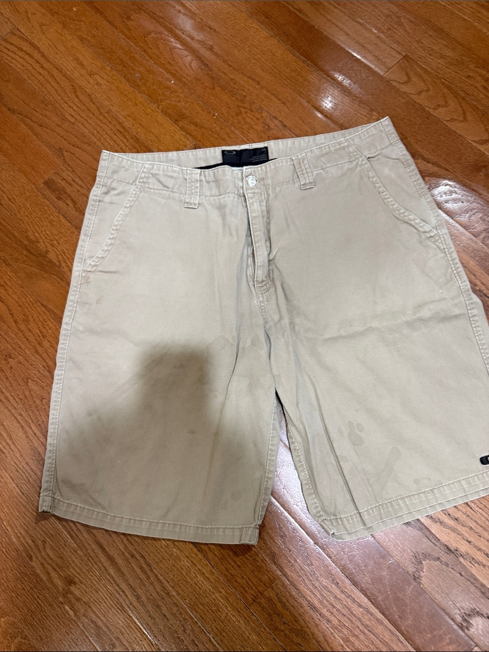 Men's Khaki Casual Cotton Shorts